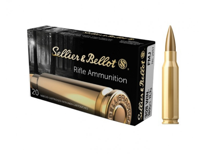 308 Win S&B FMJ 11,7г (180gr) (20шт)
