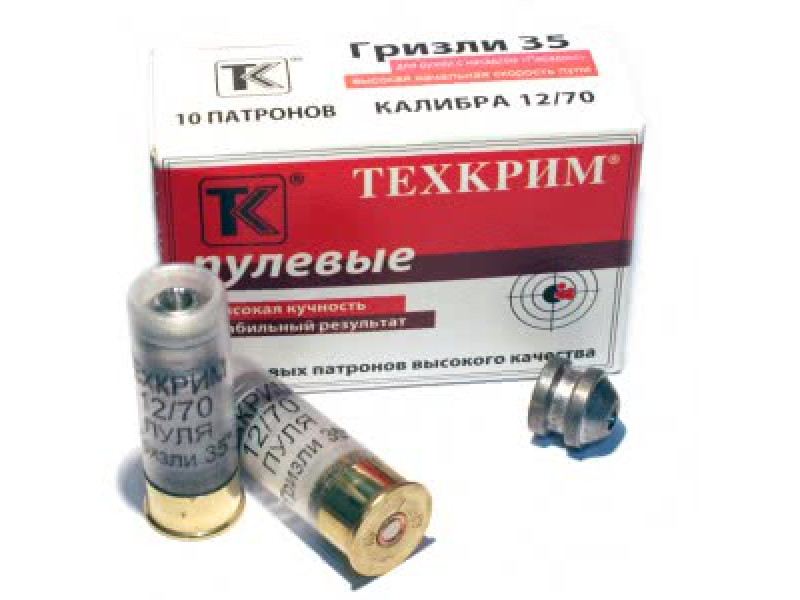 12/70 Пуля Гризли 35г (Техкрим) 12/70 Пуля Гризли 35г (Техкрим)