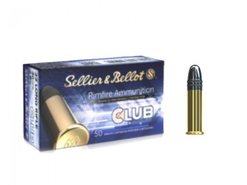 22 LR S&B 2,56г CLUB патрон (Standart) (50 шт.) 22 LR S&B 2,56г CLUB патрон (Standart) (50 шт.)