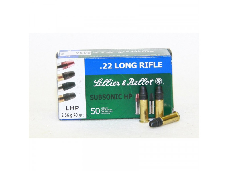 22 LR S&B HP 2,56г Subsonic (50 шт.)