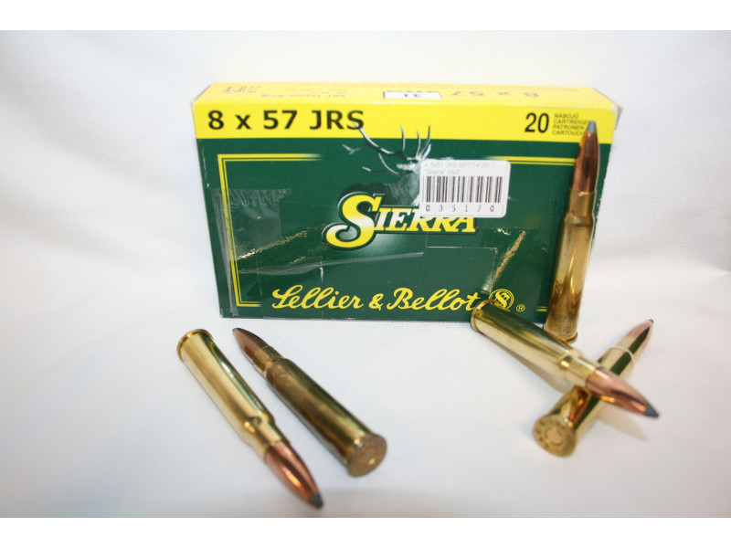 8x57 JRS S&B SIERA SBTGK 14,26г (20шт) 8x57 JRS S&B SIERA SBTGK 14,26г (20шт)