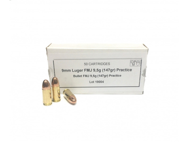 9х19 PPU FMJ 9,5г for Practical shooting (50 шт)