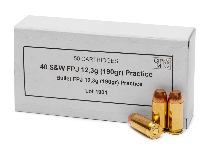 40 S&W PPU FPJ 12,3г/190gr for Practical shooting (50шт) 40 S&W PPU FPJ 12,3г/190gr for Practical shooting (50шт)