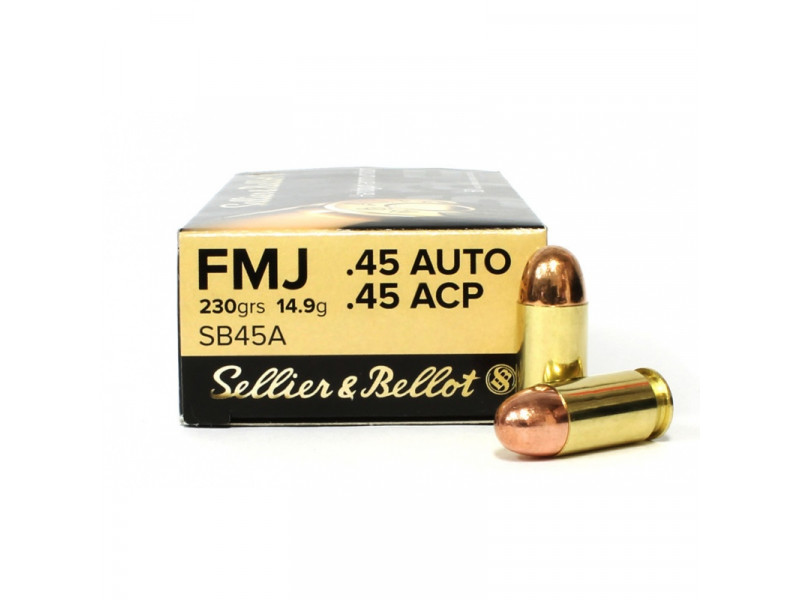 45 Auto S&B FMJ 14,9г 45 Auto S&B FMJ 14,9г