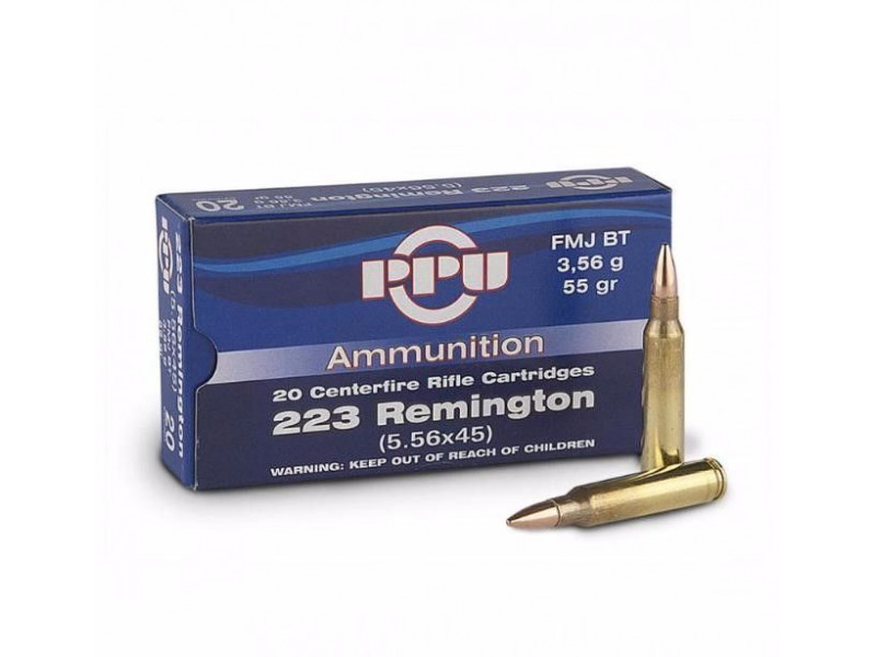 222 Rem PPU FMJ BT 3,56г (20шт) 222 Rem PPU FMJ BT 3,56г (20шт)