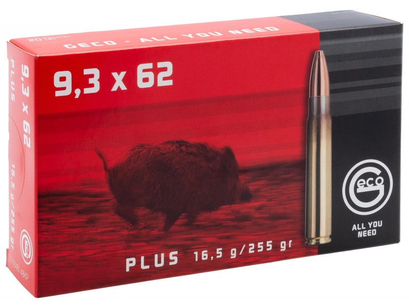 9,3х62 Geco 16,5г Plus (20шт) 9,3х62 Geco 16,5г Plus (20шт)