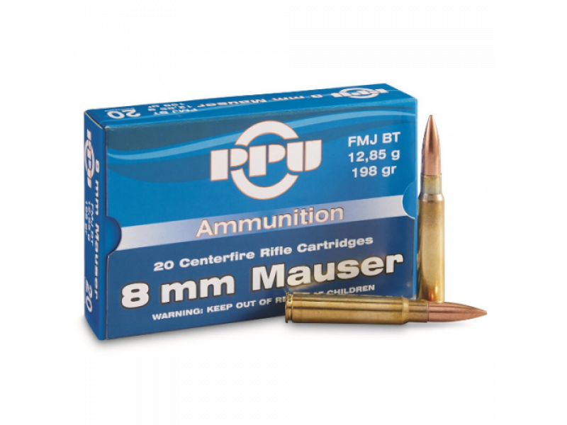8х57 IS PPU FMJ BT 12,85г (20шт) 8х57 IS PPU FMJ BT 12,85г (20шт)