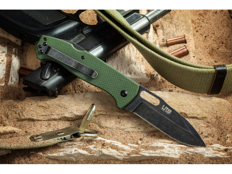 Складной нож UTE 440C BlackWash Green G10-GNH Складной нож UTE 440C BlackWash Green G10-GNH
