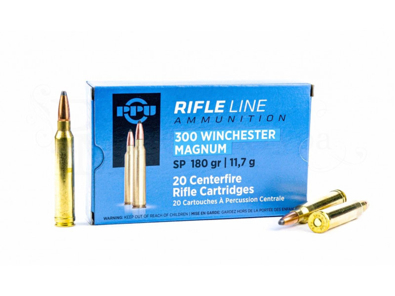 300 Win Mag PPU SP 11,7г (180gr) (20шт) 300 Win Mag PPU SP 11,7г (180gr) (20шт)