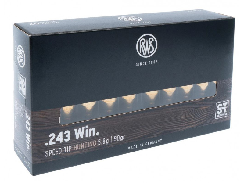 243 Win RWS DN Speed Tip Hunting 5,8г/90gr (20шт)