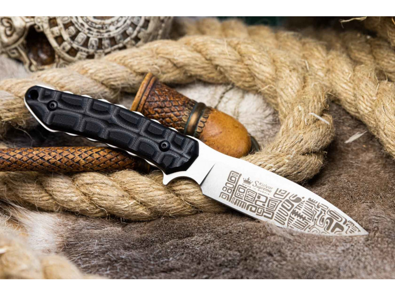 Туристический нож AZTEC D2 SW G10-BH KS Black Туристический нож AZTEC D2 SW G10-BH KS Black