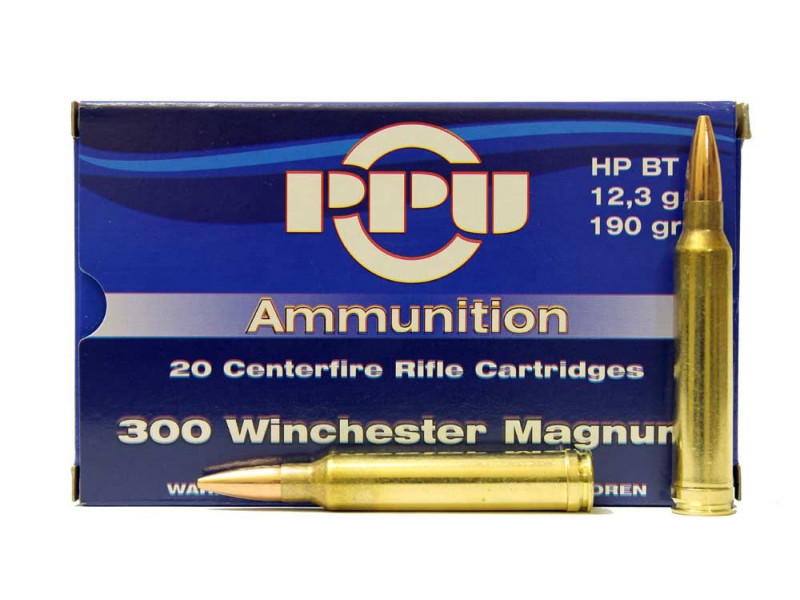 300 Win Mag PPU HP BT 12,3г (190gr) (20шт) 300 Win Mag PPU HP BT 12,3г (190gr) (20шт)