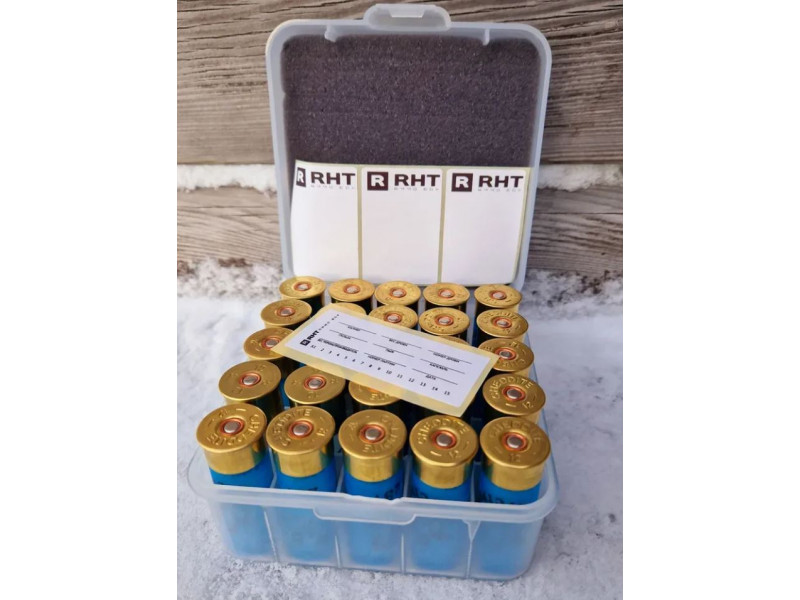 RHT Ammo Box Коробка для 25 патронов к.12 (прозрачный) RHT Ammo Box Коробка для 25 патронов к.12 (прозрачный)