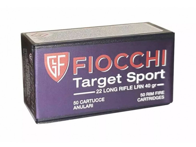 22 LR Fiocchi 2,59г (40gr) LRN TARGET SPORT (50 шт.) 22 LR Fiocchi 2,59г (40gr) LRN TARGET SPORT (50 шт.)