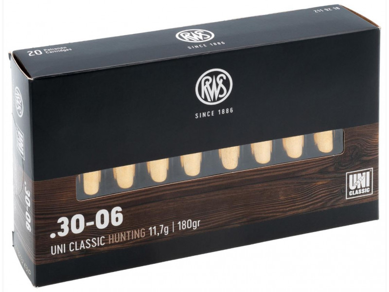 30-06 RWS DN UNI Classic 11,7г (180gr) (20шт) 30-06 RWS DN UNI Classic 11,7г (180gr) (20шт)