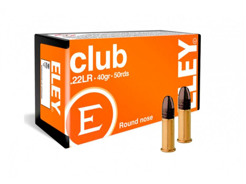 22 LR ELEY 2,59г CLUB патрон (50 шт.) 22 LR ELEY 2,59г CLUB патрон (50 шт.)