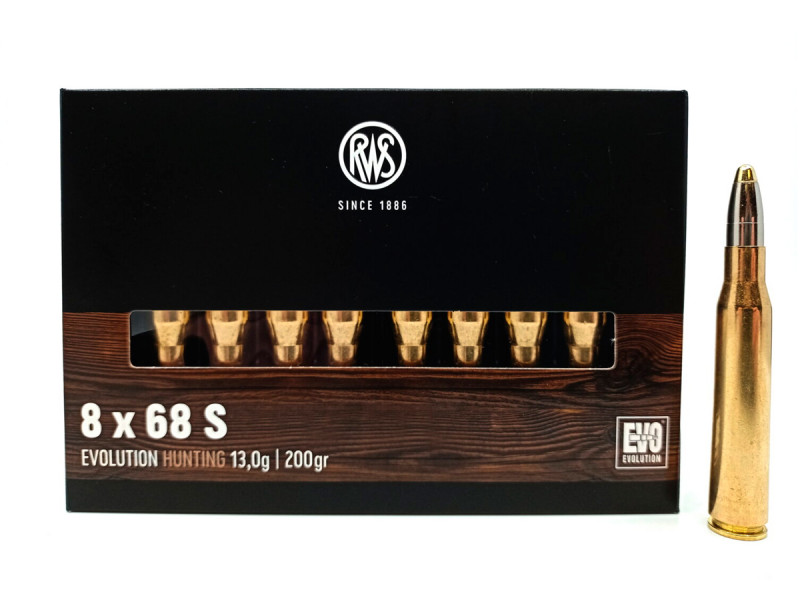 8x68S RWS DN EVO 13,0г (201gr) (20шт) 8x68S RWS DN EVO 13,0г (201gr) (20шт)